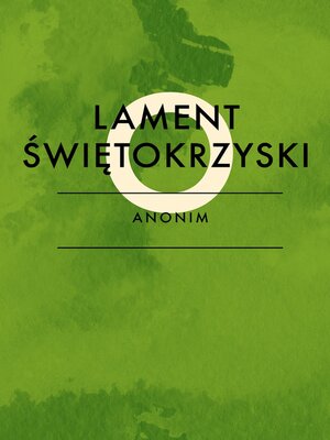 cover image of Lament świętokrzyski